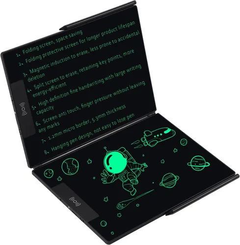 Vista 11 de Amoretti Sonnet Mini tableta de escritura LCD, almohadillas de dibujo electrónicas reutilizables borrables de 6.5 pulgadas, almohadilla electrónica