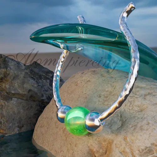 Vista 36 de Fake Opal Septum Rings