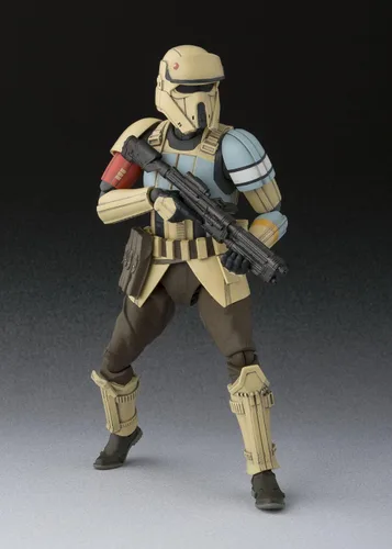 Vista 2 de Figura movible del Trooper de costa de Star Wars de 5.9 in aproximadamente. Material ABS y PVC