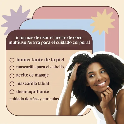 Vista 4 de Nutiva Aceite orgánico refinado al vapor, coco, 128 onzas líquidas