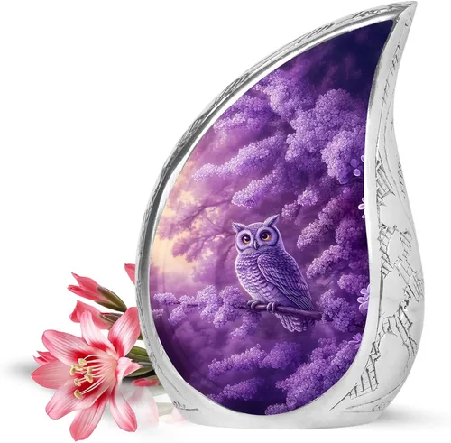 Vista 15 de YATSKIA Urnas de cremación de mariposa rosa para cenizas humanas, hombre adulto, urna funeraria para cenizas para mujeres, paquete de 1, 3 pulgadas