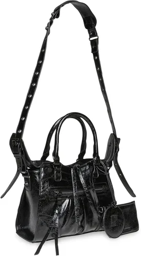 Vista 2 de Steve Madden Celia - Bolso para mujer - Correa de transporte ajustable para el hombro, elegante y espacioso bolso de mano