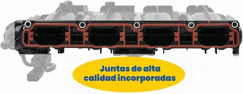 Vista 3 de Colector de admisión superior Compatible con determinados motores de gasolina de 2.0L Audi A3/Q3/TT, VW VOLKSWAGEN