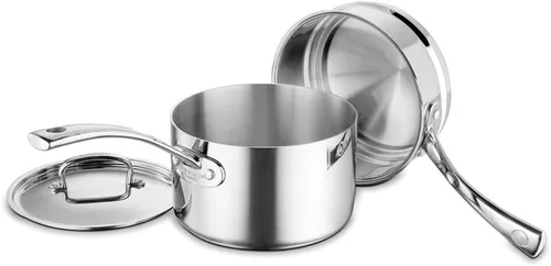 Vista 8 de Cuisinart Horno Holandés Clásico Francés de Acero Inoxidable Tri-Ply de 4.5 Cuartos con Tapa