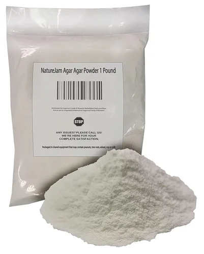 Vista 6 de NatureJam Polvo de agar de agar de 8 onzas, sustituto de gelatina de alta calidad para veganos, fuerza más fuerte