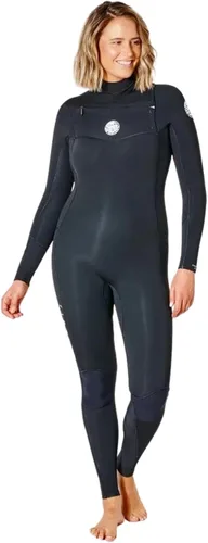 Vista 4 de Rip Curl - Mujer - Traje de neopreno Dawn Patrol 3/2 GB Steamer con cremallera en el pecho