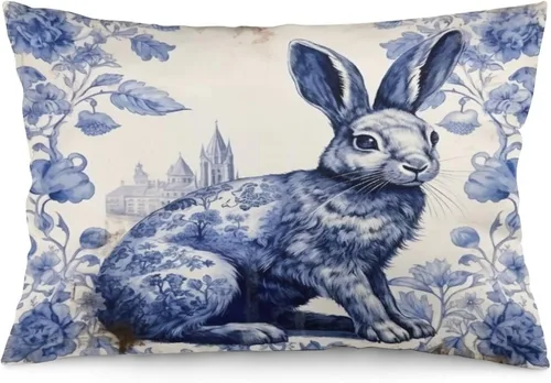 Vista 27 de Funda de almohada rústica de 12 x 20 pulgadas, diseño de cabaña en el bosque, súper suave, funda de cojín impresa de doble cara, funda de almohada