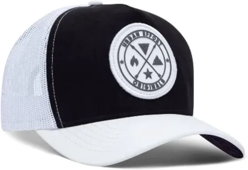 Vista 16 de Urban Effort Trucker Hat for Men - Mesh Back Baseball Cap, 5 Panel Snapback Hats for Men and Women, Adjustable Curved Brim Trucker Hats Azul bebé