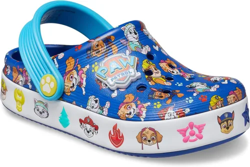 Vista 5 de Crocs Zuecos fuera de la cancha de Paw Patrol para niños