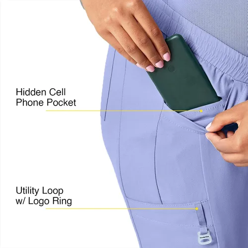 Vista 3 de WonderWink Pantalón deportivo de maternidad para mujer