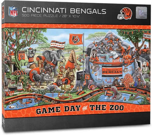 Vista 17 de YouTheFan - Rompecabezas NFL Game Day at The Zoo, 500 piezas