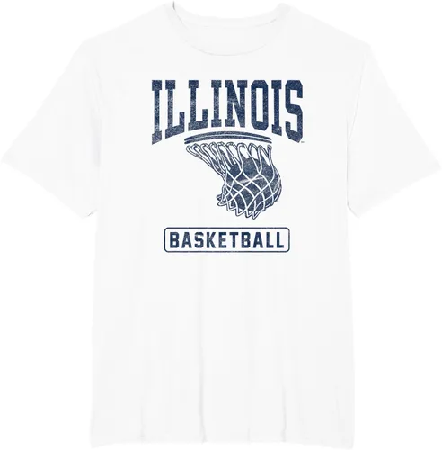 Vista 11 de University of Illinois Fighting Illini - Camiseta de baloncesto, Gris
