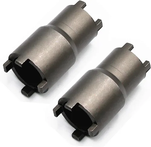 Vista 8 de 20 mm 24 mm Herramienta de extracción de embrague, llave de tuerca de bloqueo removedora de herramienta de llave de tuerca de 4 pines