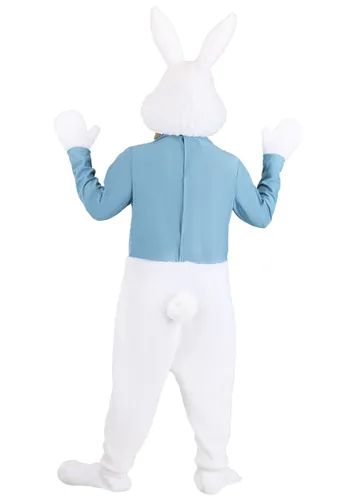 Vista 2 de Disfraz de conejito de Pascua deluxe para adulto Multicolor