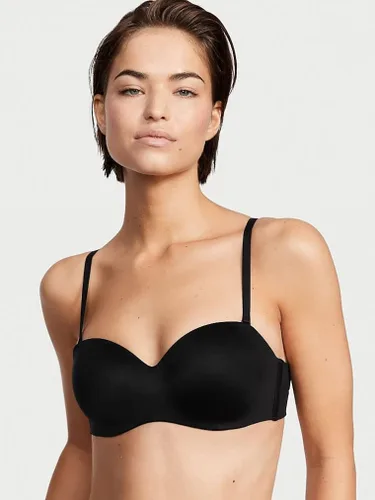 Vista 3 de Victoria's Secret Brasier sin tirantes, correas convertibles, suave, ligeramente forrado (32A-38DDD)