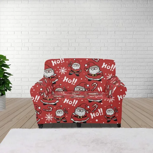 Vista 36 de Boatee Fundas de sofá de 1 pieza con diseño de copo de nieve azul, fundas elásticas para sofá, 1 cojín, protección de muebles, decoración para sala