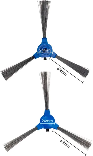 Vista 7 de Paquete de 10 cepillos laterales de repuesto compatibles con eufy RoboVac 11S, 15T, 30, 30C, 35C 15C, 12, 25C, 35C, 11S Max, 15C Max, 25C Max, 30C