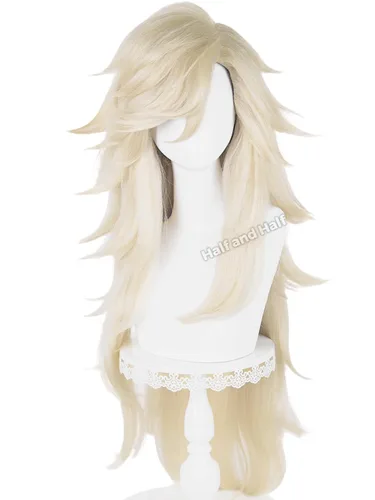 Vista 35 de Obanai - Peluca corta para cosplay, pelucas de guerrero anime de demonio Negro Obanai