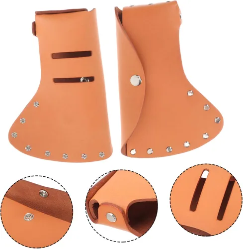 Vista 7 de Funda protectora portátil para acampar y hacha para cortar hachas e ideal para uso y almacenamiento al aire libre