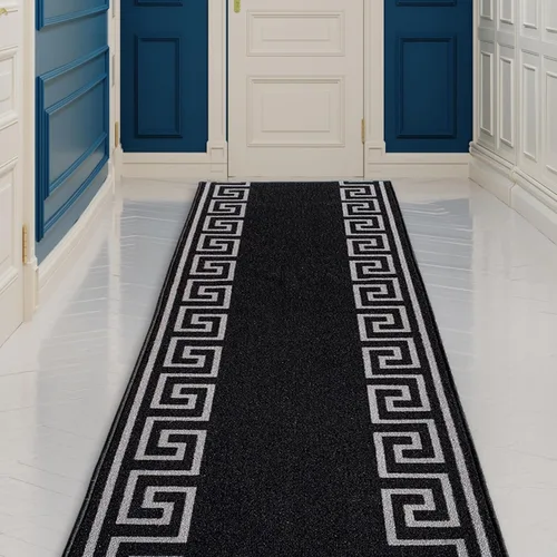 Vista 9 de CreativeDeco Alfombra de pasillo hecha a medida con respaldo de goma para cocina, vestíbulo, pasillo, entrada, elige tu longitud, tamaño de 31
