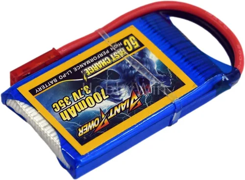 Vista 5 de 3.7 V 1S 700 mAh 35C LiPo batería JST Plug para Mini RC Avión Helicóptero Quadcopter