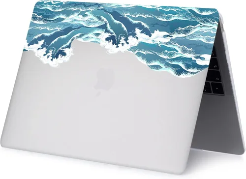 Vista 5 de Funda compatible con MacBook Air de 13 pulgadas versión antigua 2010-2017 Modelos: A1466 y A1369, carcasa rígida de plástico protectora y cubierta