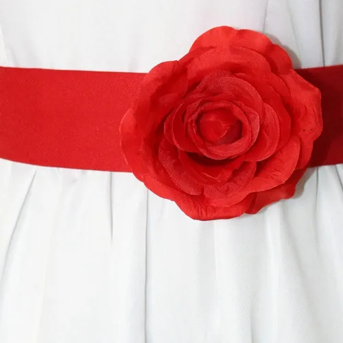 Vista 5 de BICOPU Vestido blanco aterrador de Halloween para niñas, vestidos casuales de princesa para niña