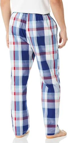 Vista 4 de Nautica mens Soft Woven 100% Cotton Elastic Waistband Sleep Pajama Pant