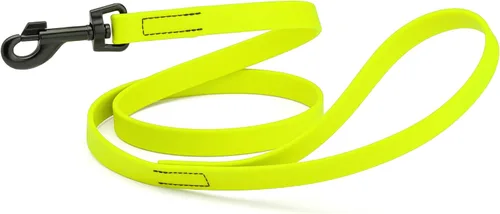Vista 58 de Dogline Biothane - Correa impermeable para perro, tejido de nailon con revestimiento fuerte, con herrajes negros, a prueba de olores, fácil