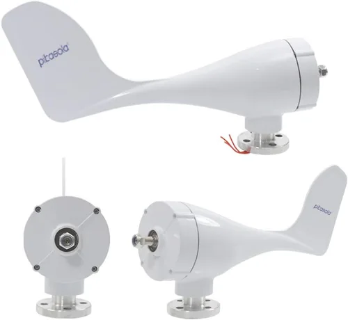 Vista 5 de Generador de turbina eólica de 400 W AC 12 voltios Economy 3 cuchillas molino de viento para sistema híbrido solar eólico 8.2 ft/s Velocidad