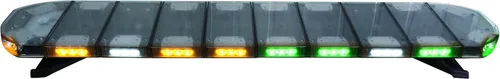 Vista 6 de Barra de luz estroboscópica LED de advertencia Hella 358111781, 48", ámbar, montaje en techo, patrones de parpadeo/rotación Multi