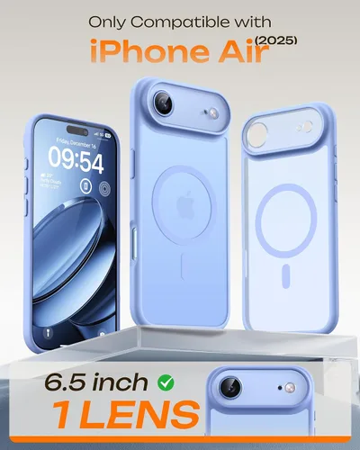 Vista 335 de TOCOL Funda para iPhone 11, compatible con Magsafe, protección completa de cámara, imanes integrados, protección contra caídas, funda translúcida
