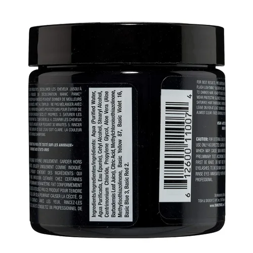 Vista 2 de MANIC PANIC Classic Raven Color de Cabello Semipermanente - Tinte negro de tono frío para mujeres y hombres que dura de 4 a 6 semanas - Vegano, sin