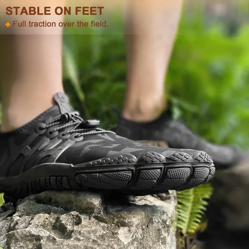 Vista 5 de BULLIANT Zapatos de agua para hombre, unisex, zapatos acuáticos descalzos para hombres y mujeres, zapatos de senderismo y natación
