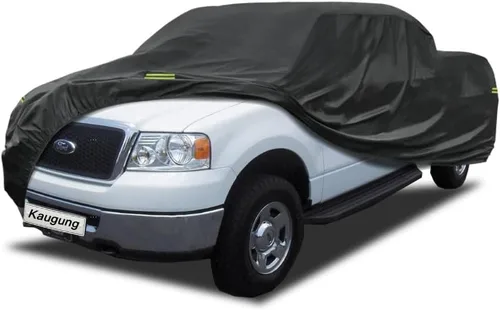 Vista 12 de Kaugung - Cubierta impermeable para camioneta, 7 capas resistentes, ajuste completo para Mitsubishi Raider 2006-2010, para todo clima, protección