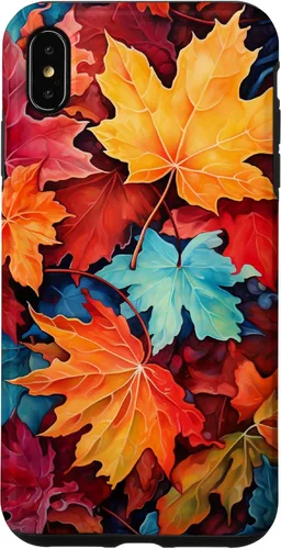 Vista 11 de Autumn Foliage Fall Leaves Case for iPhone 17