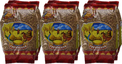 Vista 4 de Russkoe Pole Granos de trigo sarraceno prémium 900 g/31.7 oz (paquete de 6)