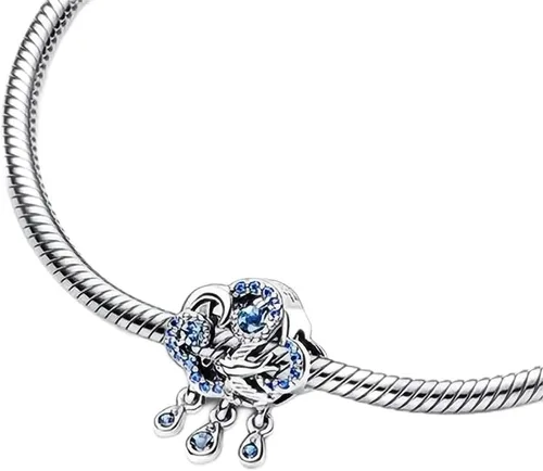 Vista 16 de Colgante de plata de ley 925, joyería para niña, regalos para mujer, pulsera y collar