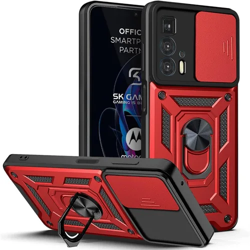 Vista 16 de Compatible con carcasa de soporte Infinix Zero Ultra 5G, con cubierta de lente de cámara deslizante compatible con funda Infinix Zero Ultra 5G Negro
