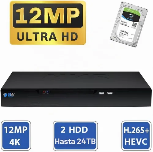 Vista 8 de GW Security Sistema de cámara de seguridad AI compatible con 16 canales 4K