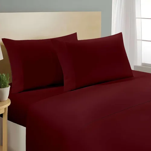 Vista 3 de Giza Sheets Twin – Sábanas de 100% algodón egipcio Giza – Sábanas para colchón de hasta 18 pulgadas de profundidad – 4 piezas de sábanas de algodón