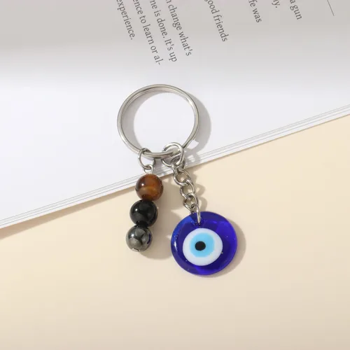 Vista 2 de Regalo saludable para embarazo, protección natural con piedras preciosas curativas, llavero de cristal para mujeres y amigas