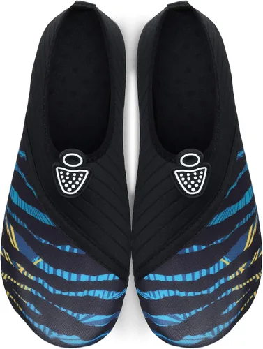 Vista 5 de QACOHU Zapatos de agua para hombre y mujer, zapatos de agua de secado rápido para buceo, surf, natación, playa, yoga
