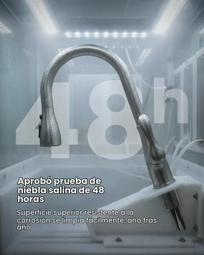 Vista 6 de APPASO Grifo de cocina sin contacto con pulverizador desplegable de níquel Sensor de plata