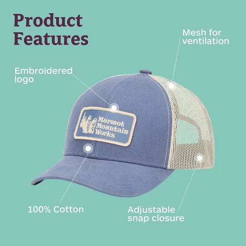 Vista 4 de MARMOT Retro Trucker Hat