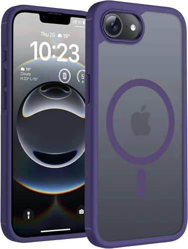 Vista 184 de TOCOL Funda para iPhone 11, compatible con Magsafe, protección completa de cámara, imanes integrados, protección contra caídas, funda translúcida