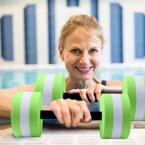 Vista 2 de Pesas de agua para fideos de piscina para aeróbic acuático y fitness, natación, equipo de yoga, 1 unidad