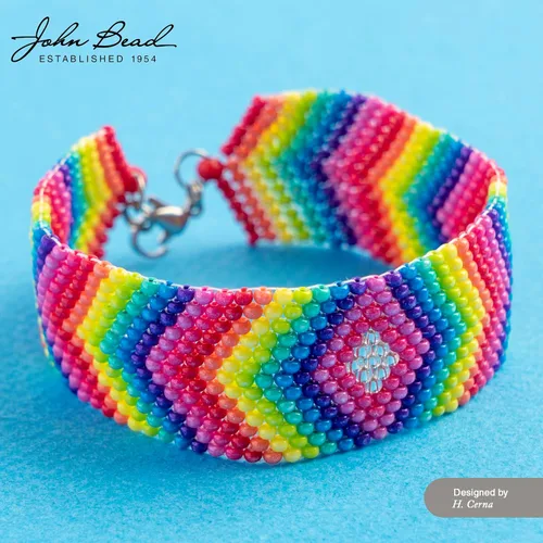 Vista 2 de John Bead Cuentas de cristal checo 11/0 Terra Intensive Blue, 0.88 oz de cuentas para hacer joyas de bricolaje Preciosa (Jablonex)