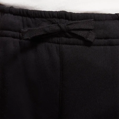 Vista 6 de Nike Pantalones Sportswear Club + HBR para niño (niños grandes), negronegro, SM (7-8 niños grandes), NegroNegro
