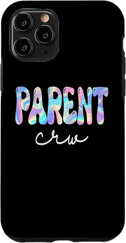Vista 10 de iPhone 15 Parent Crew Groovy Back to School Cute Teachers Women Girl Case